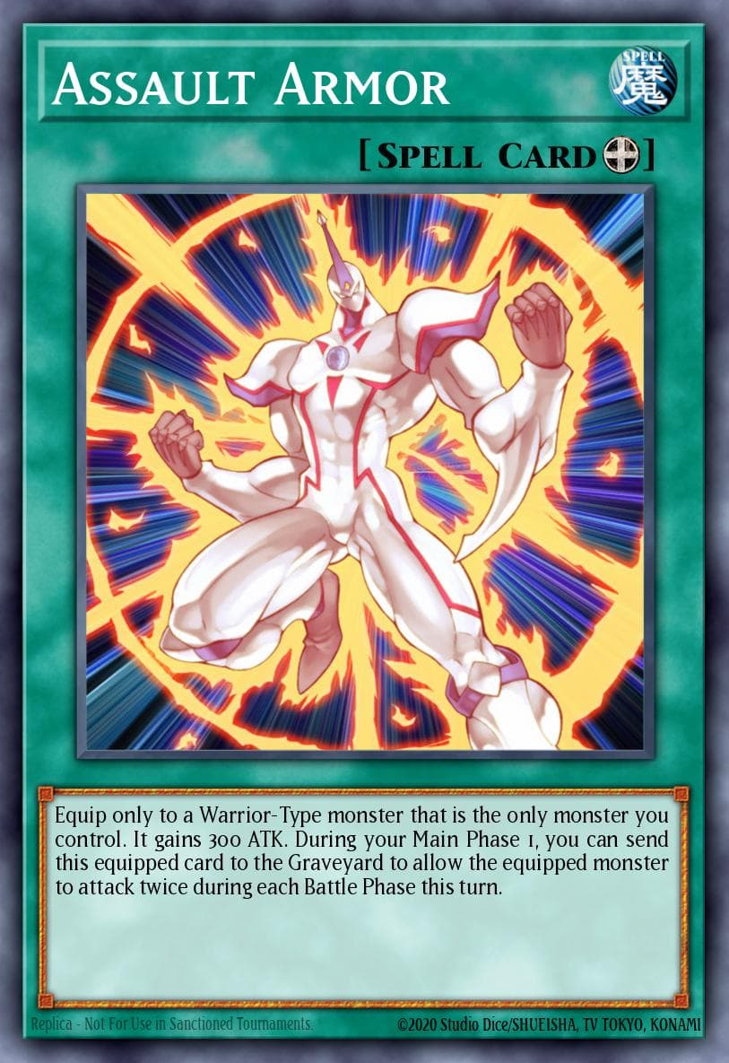 Assault Armor — Crimson Crisis Yu-Gi-Oh! card by Yuji Nishida