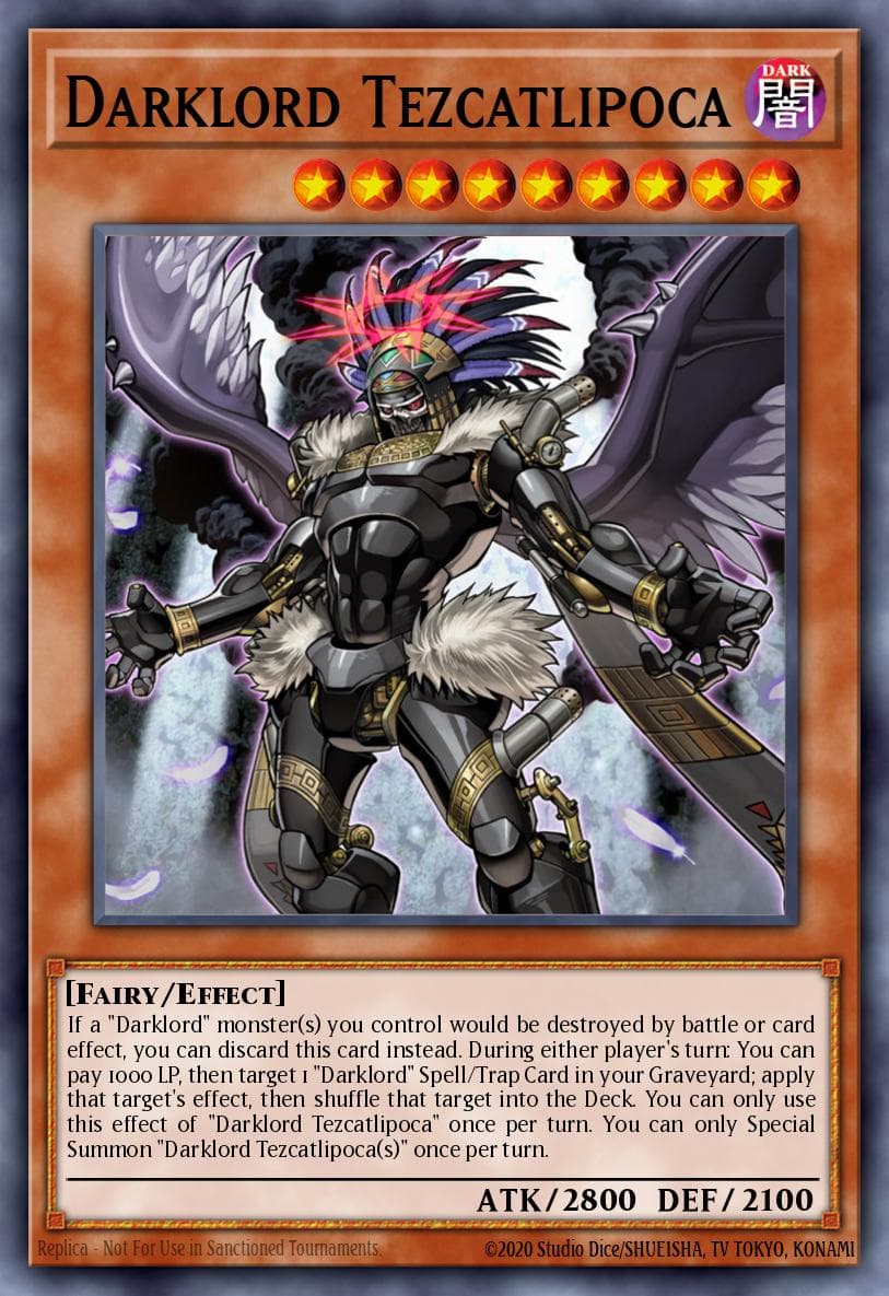 Darklord Tezcatlipoca — Yu-Gi-Oh! card
