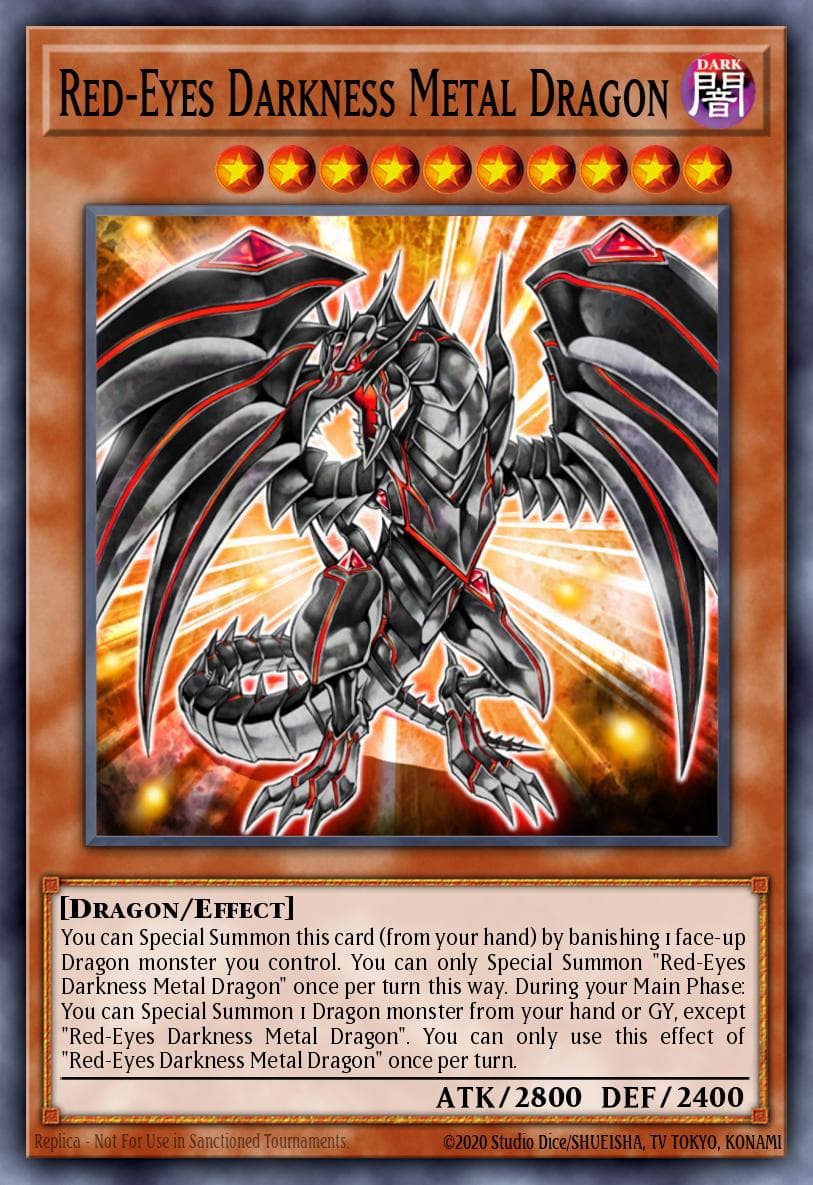 Red-Eyes Darkness Metal Dragon — Yu-Gi-Oh! card