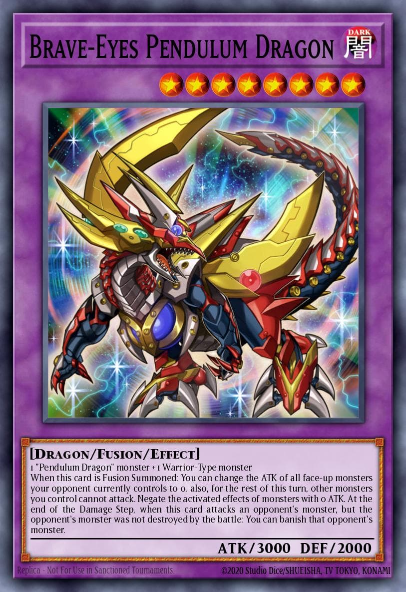 Brave-Eyes Pendulum Dragon — Yu-Gi-Oh! card