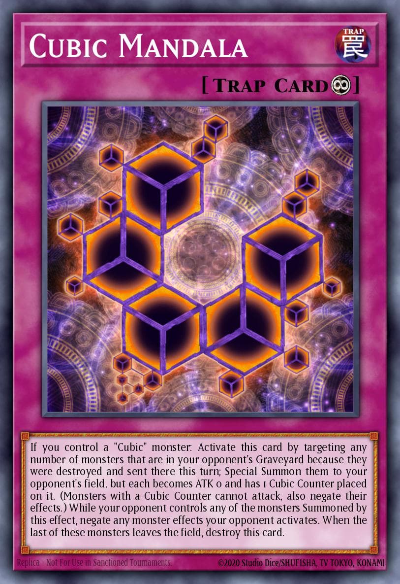 Cubic Mandala — The Dark Side of Dimensions Movie Pack: Gold Edition Yu-Gi-Oh! card by KAZUKI TAKAHASHI