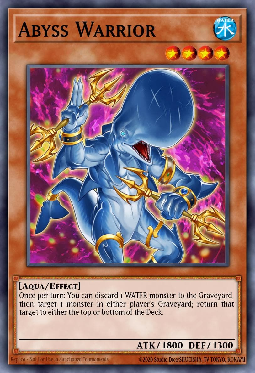 Abyss Warrior — Abyss Rising Yu-Gi-Oh! card by KAZUKI TAKAHASHI