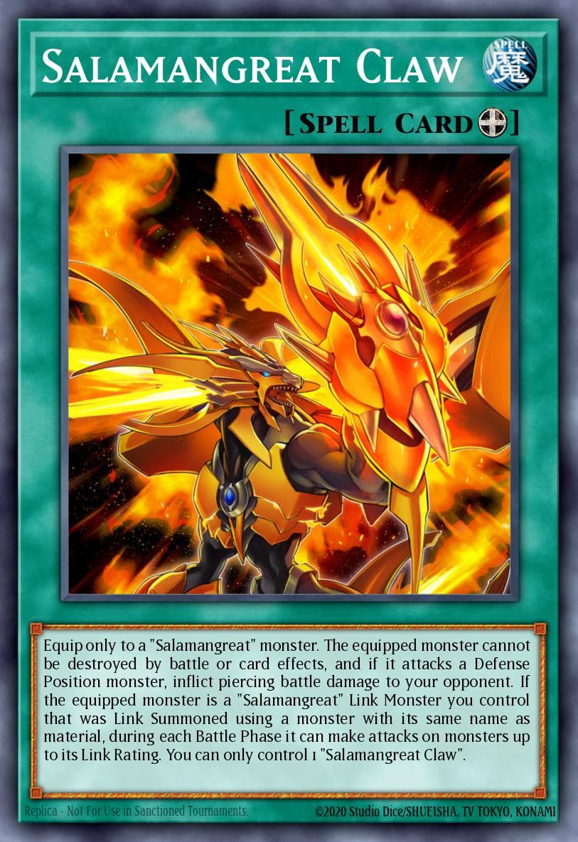 Salamangreat Claw — Structure Deck: Soulburner Yu-Gi-Oh! card by KAZUKI TAKAHASHI