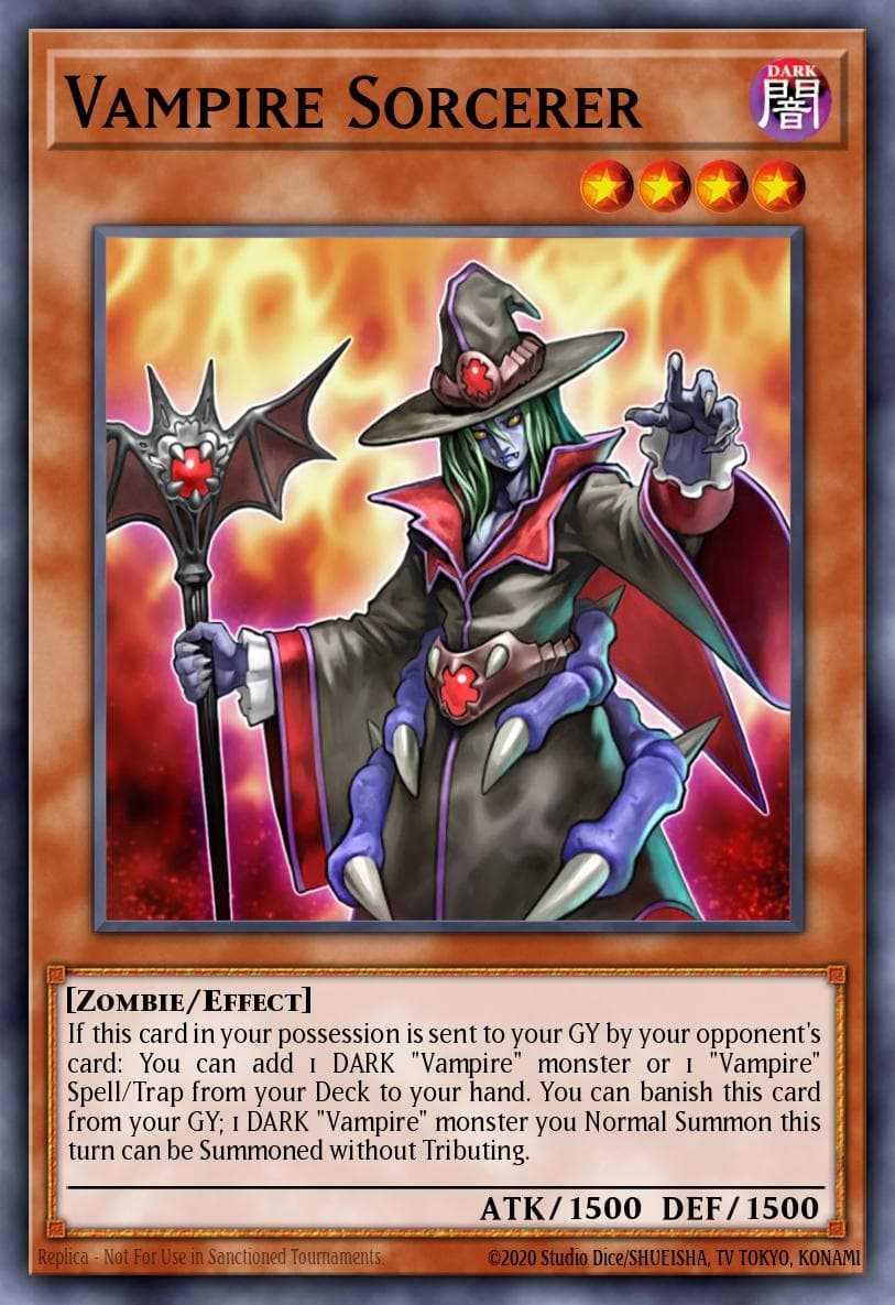 Vampire Sorcerer — Shadow Specters Yu-Gi-Oh! card by KAZUKI TAKAHASHI