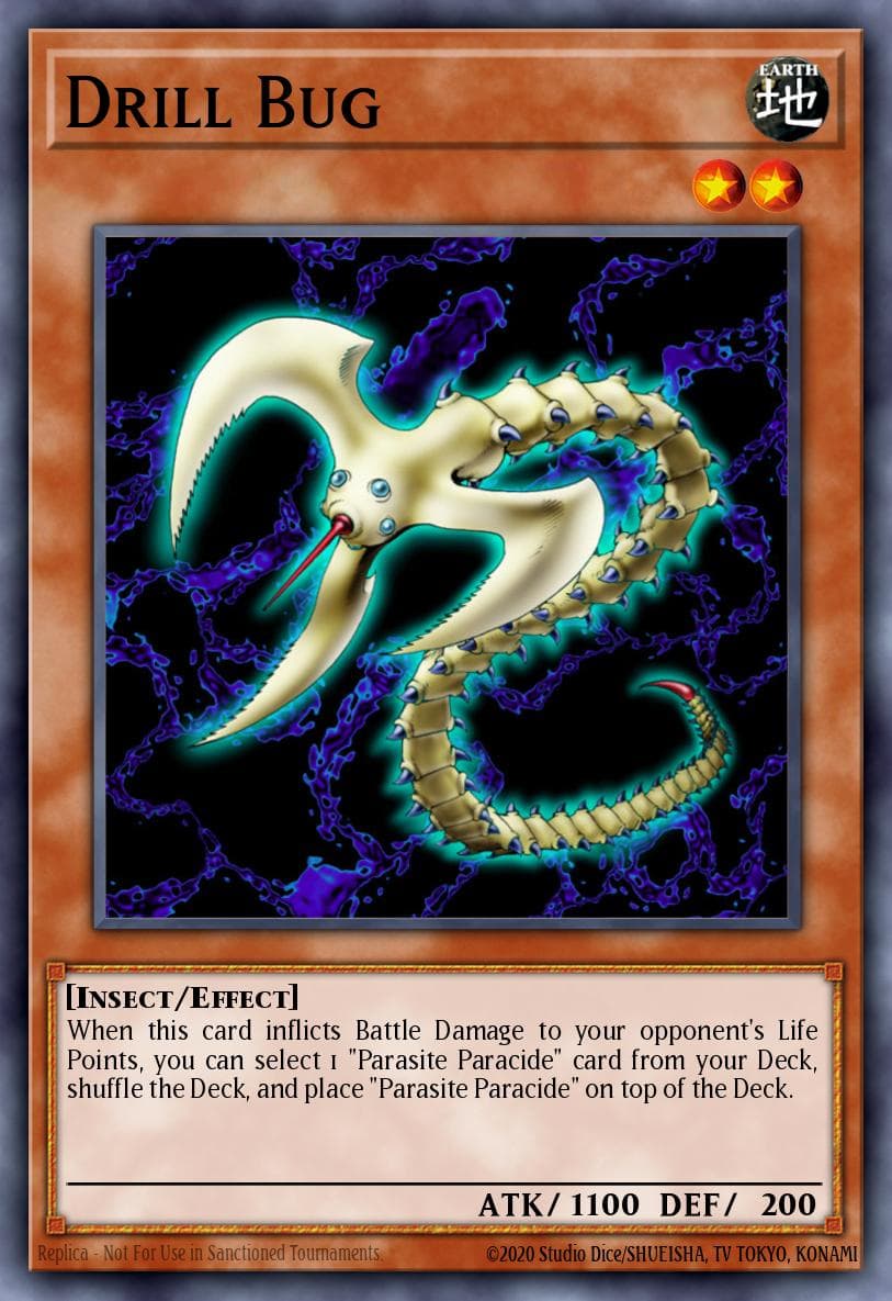 Drill Bug — Dark Beginning 1 Yu-Gi-Oh! card by KAZUKI TAKAHASHI