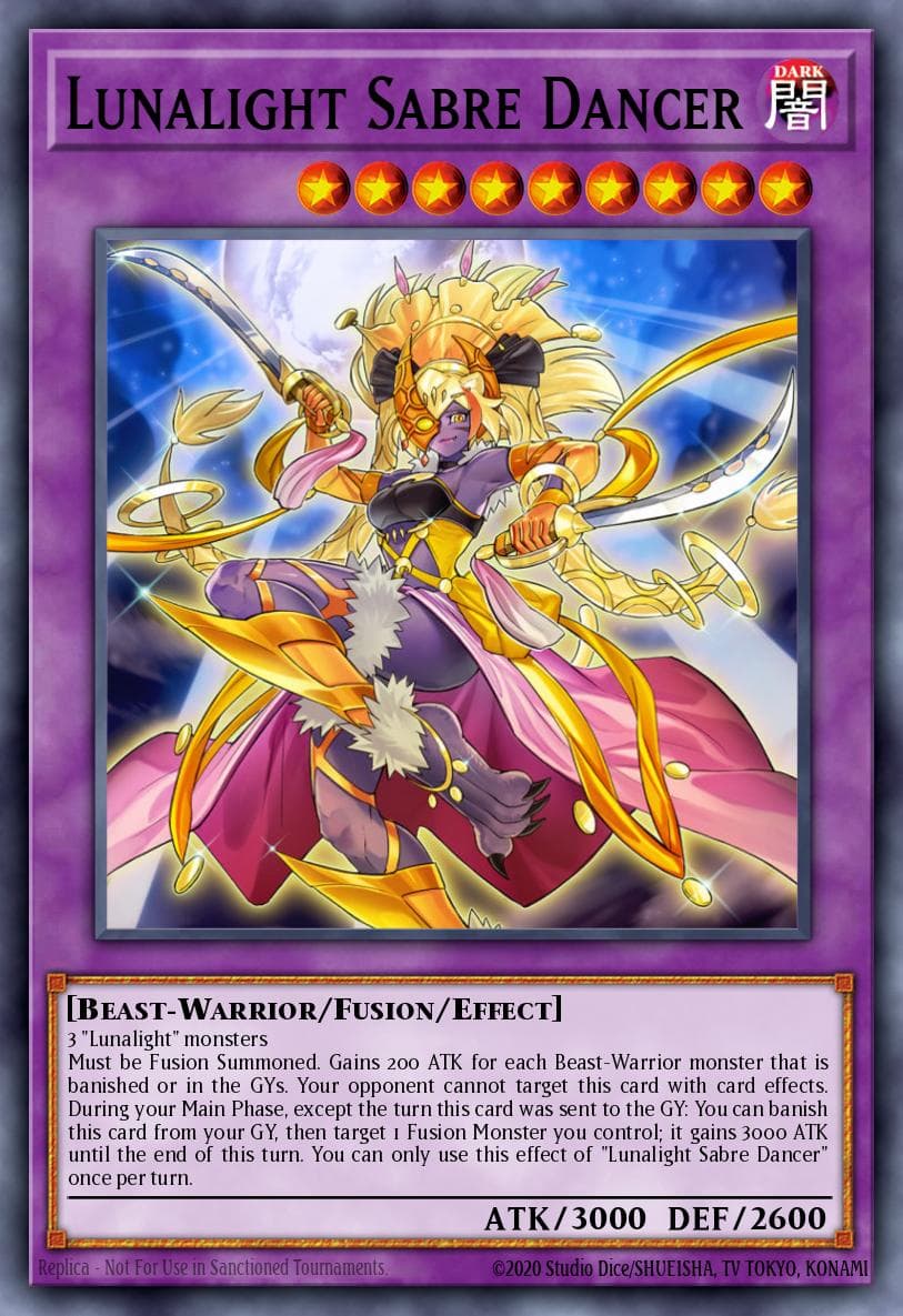 Lunalight Sabre Dancer — Yu-Gi-Oh! card