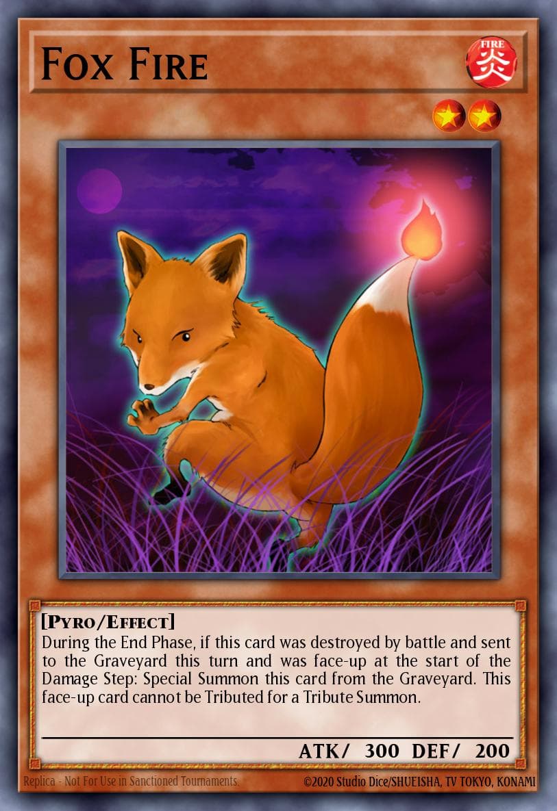 Fox Fire — Rise of Destiny Yu-Gi-Oh! card by KAZUKI TAKAHASHI