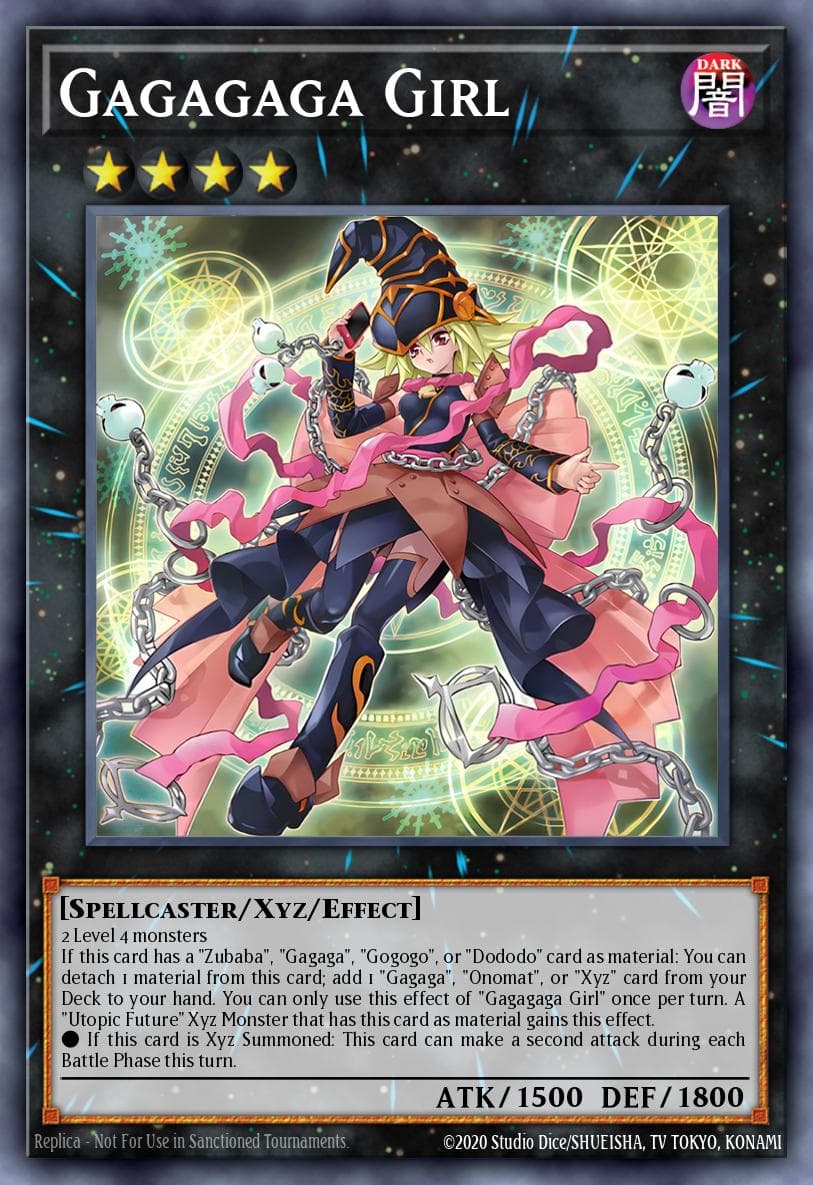 Gagagaga Girl — Duelist's Advance Yu-Gi-Oh! card by Studio Dice/SHUEISHA, TV TOKYO, KONAMI
