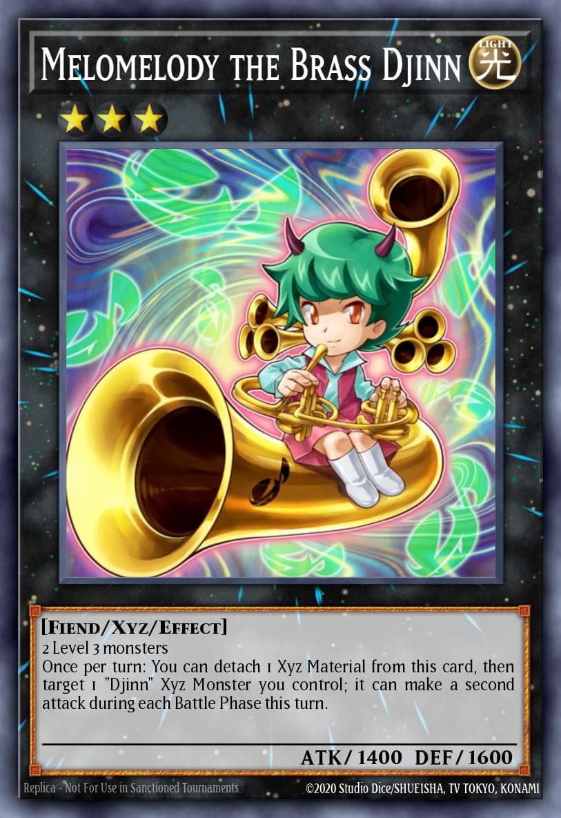 Melomelody the Brass Djinn — Yu-Gi-Oh! card