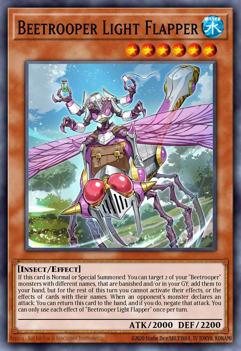 Beetrooper Light Flapper — 2022 Tin of the Pharaoh's Gods Yu-Gi-Oh! card by Studio Dice