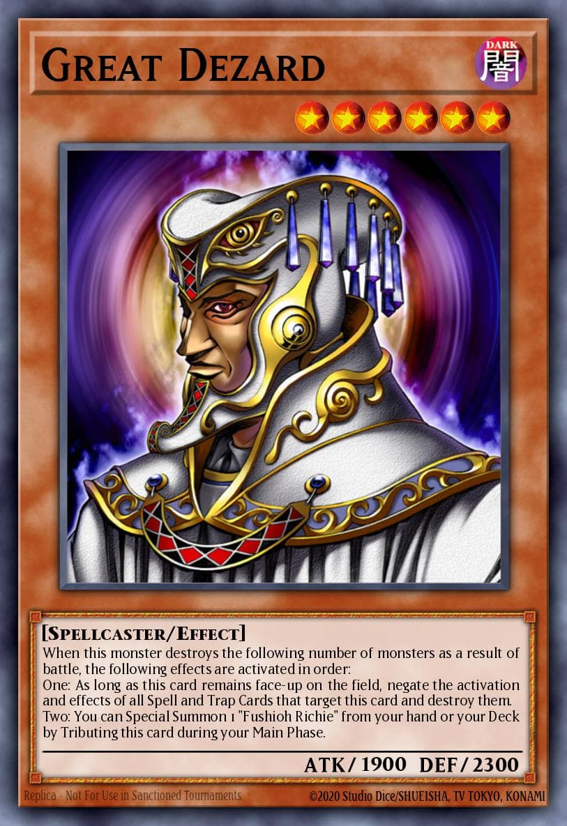 Great Dezard — Dark Beginning 2 Yu-Gi-Oh! card by KAZUKI TAKAHASHI