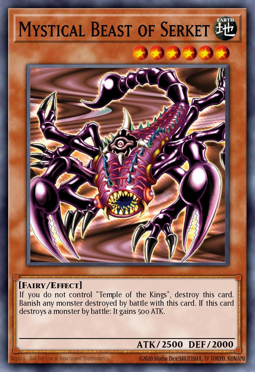 Mystical Beast of Serket — Duelist Pack: Rivals of the Pharaoh Yu-Gi-Oh! card by KAZUKI TAKAHASHI