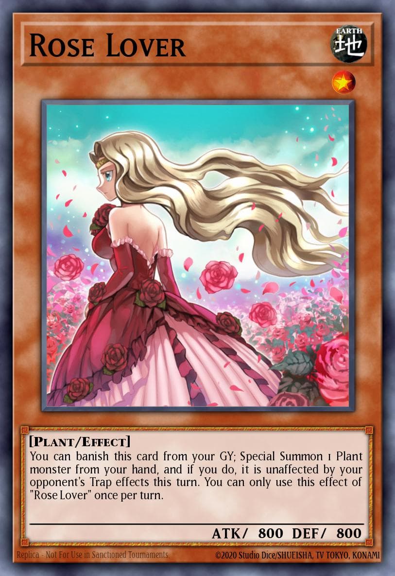 Rose Lover — Yu-Gi-Oh! card