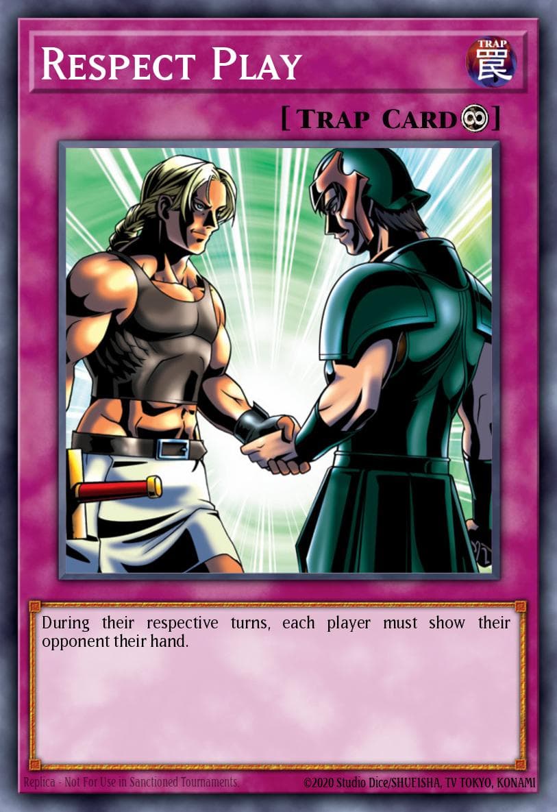 Respect Play — Dark Beginning 1 Yu-Gi-Oh! card by KAZUKI TAKAHASHI