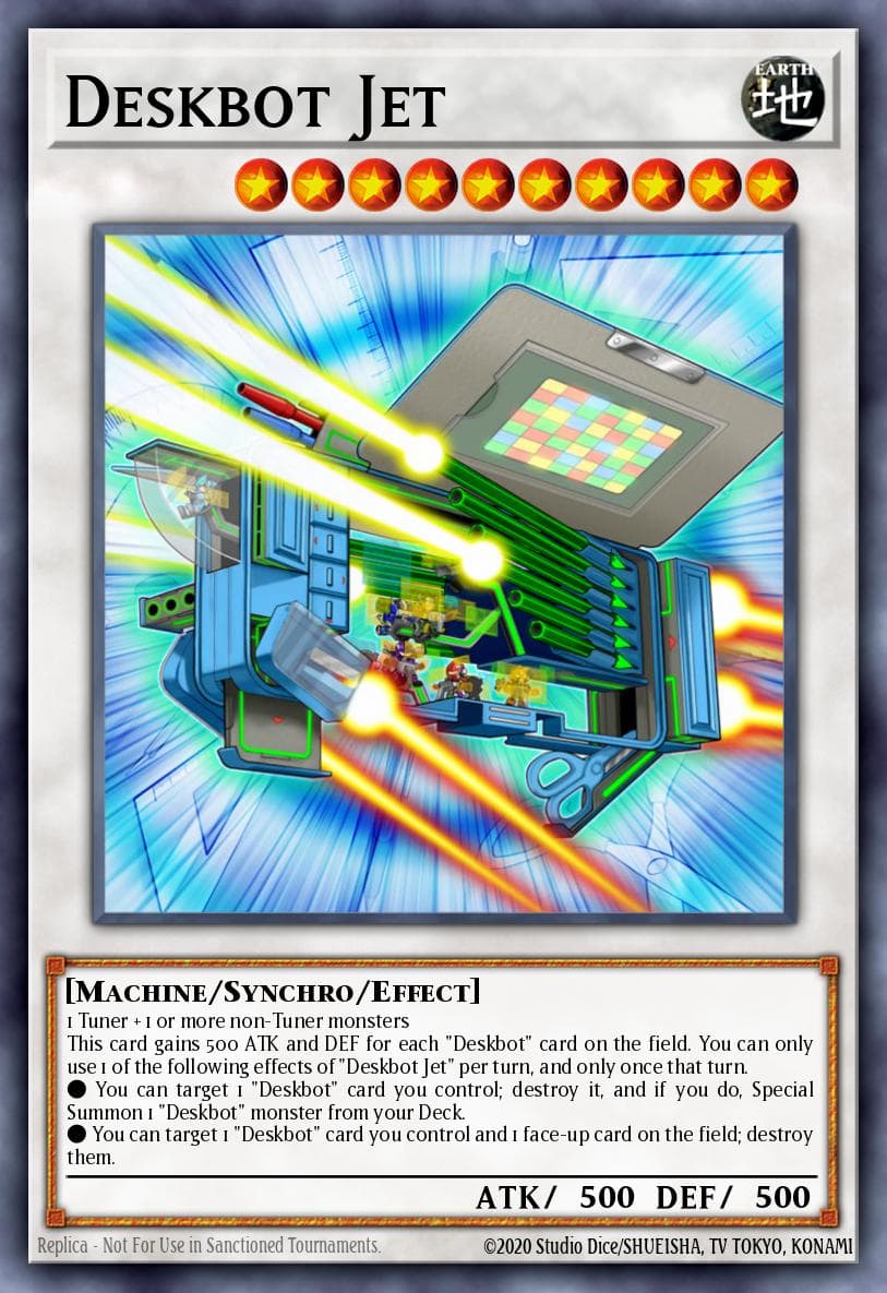 Deskbot Jet — Dimension of Chaos Yu-Gi-Oh! card by KAZUKI TAKAHASHI