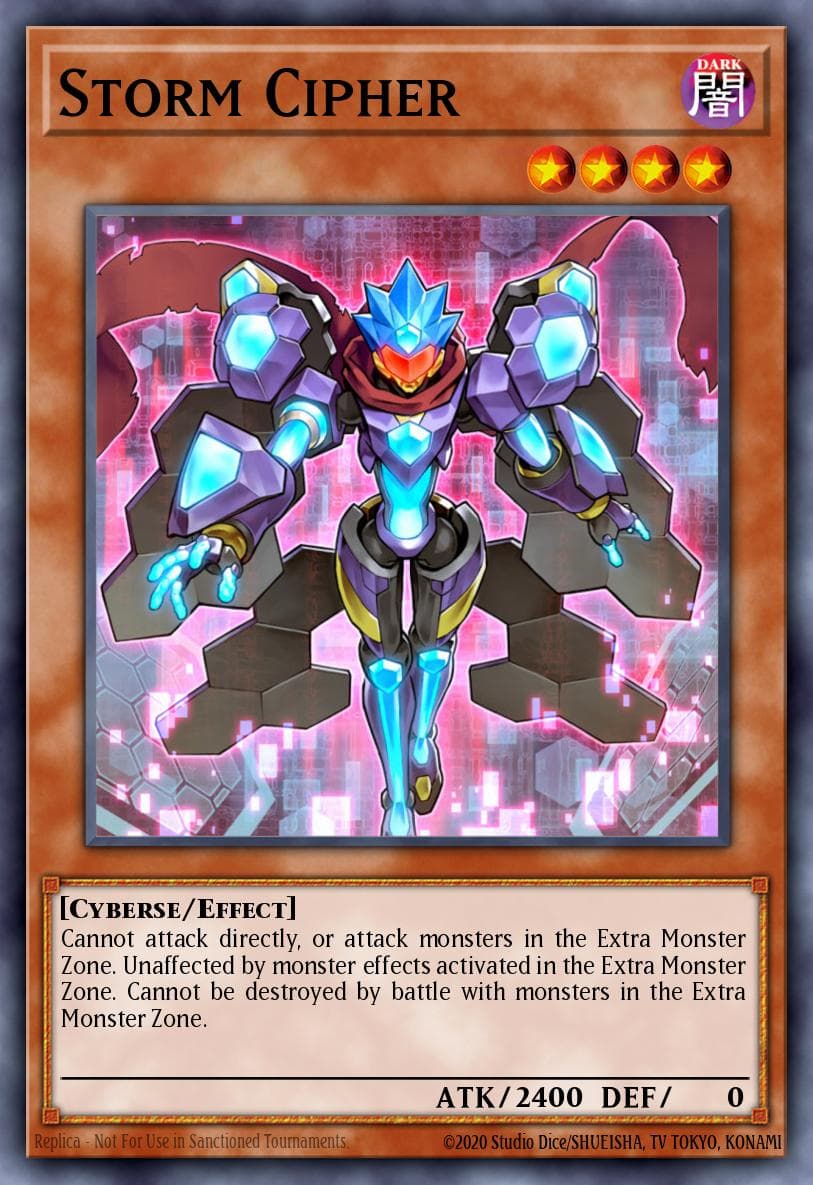 Storm Cipher — Structure Deck: Powercode Link Yu-Gi-Oh! card by KAZUKI TAKAHASHI