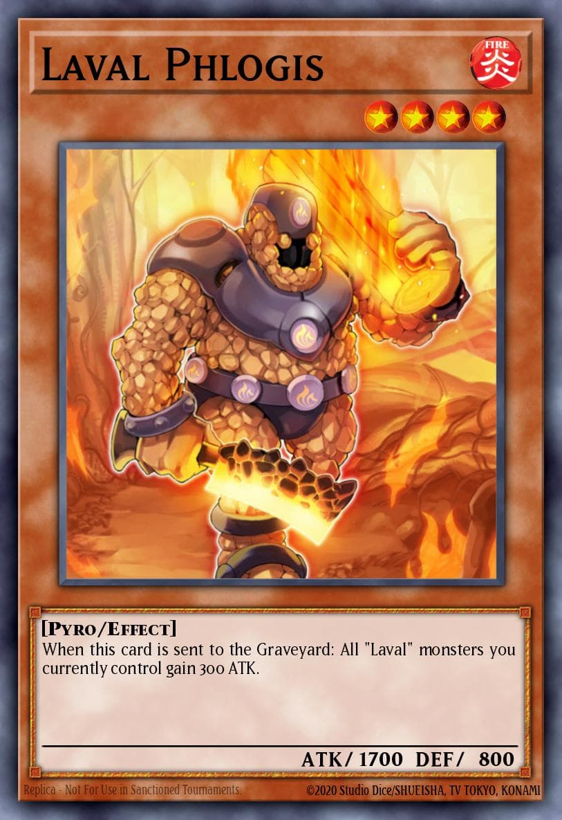 Laval Phlogis — Hidden Arsenal 7: Knight of Stars Yu-Gi-Oh! card by KAZUKI TAKAHASHI