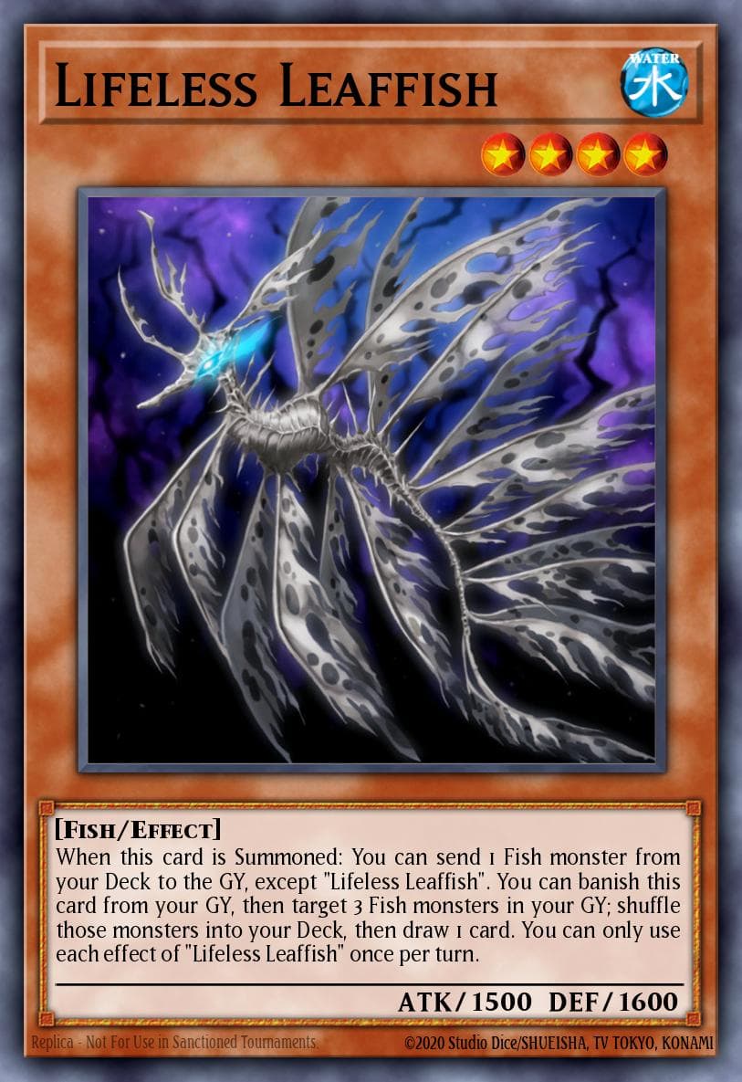 Lifeless Leaffish — Yu-Gi-Oh! card