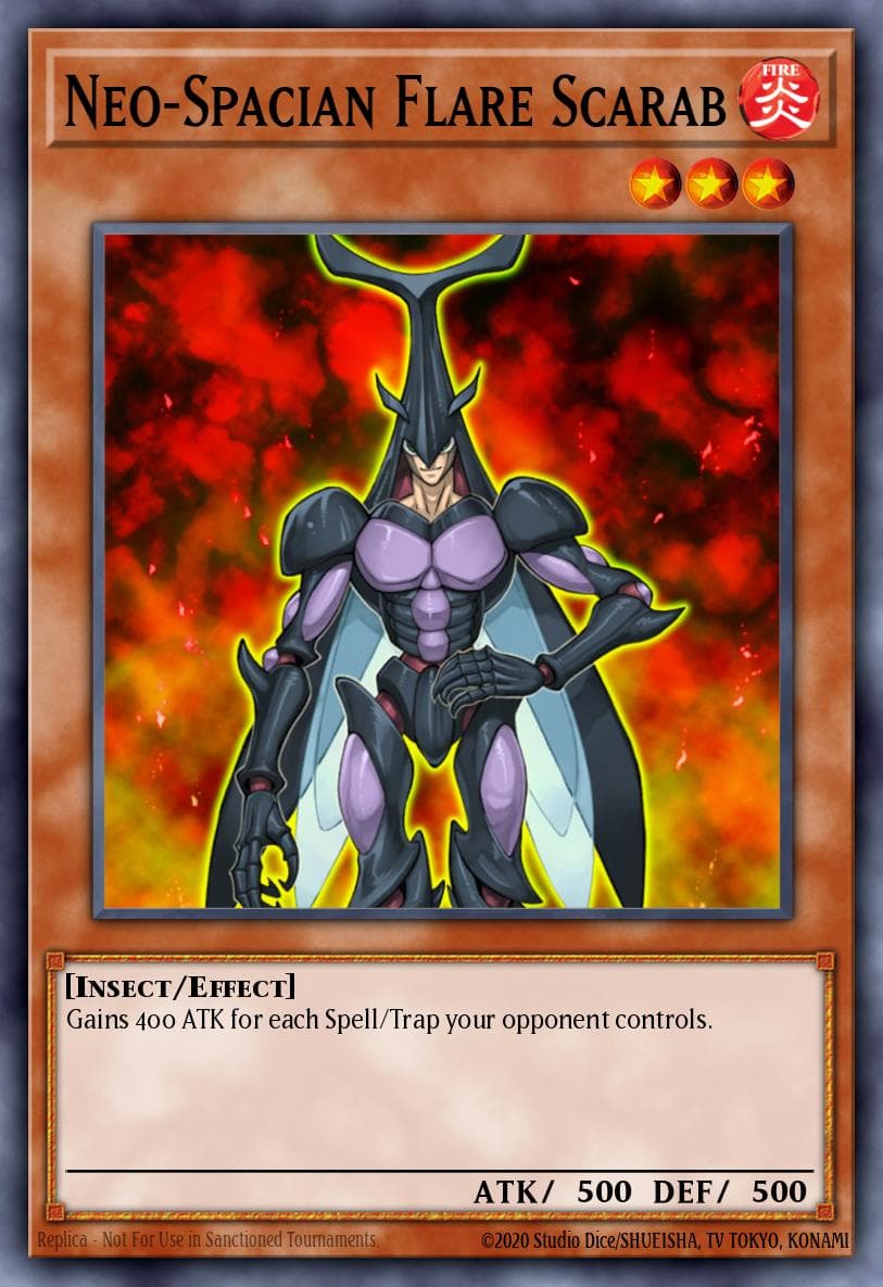 Neo-Spacian Flare Scarab — Duelist Pack 3: Jaden Yuki 2
