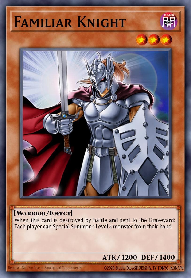 Familiar Knight — Yu-Gi-Oh! card