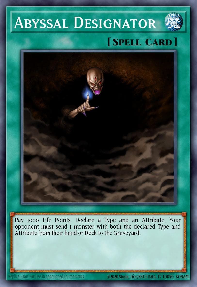 Abyssal Designator — Dark Revelation Volume 3 Yu-Gi-Oh! card by KAZUKI TAKAHASHI