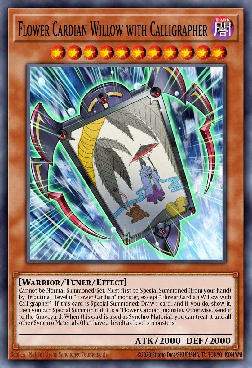 Flower Cardian Willow with Calligrapher — Dragons of Legend: Unleashed