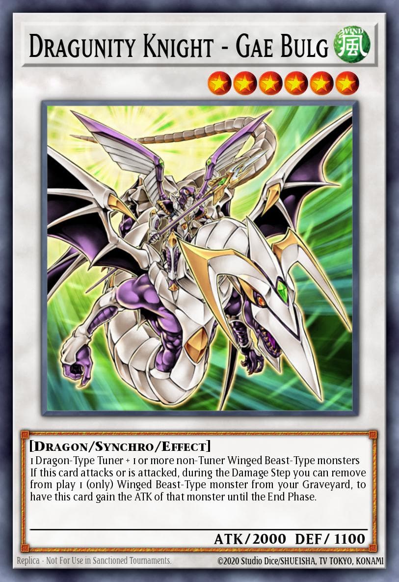 Dragunity Knight - Gae Bulg — Duel Terminal 3