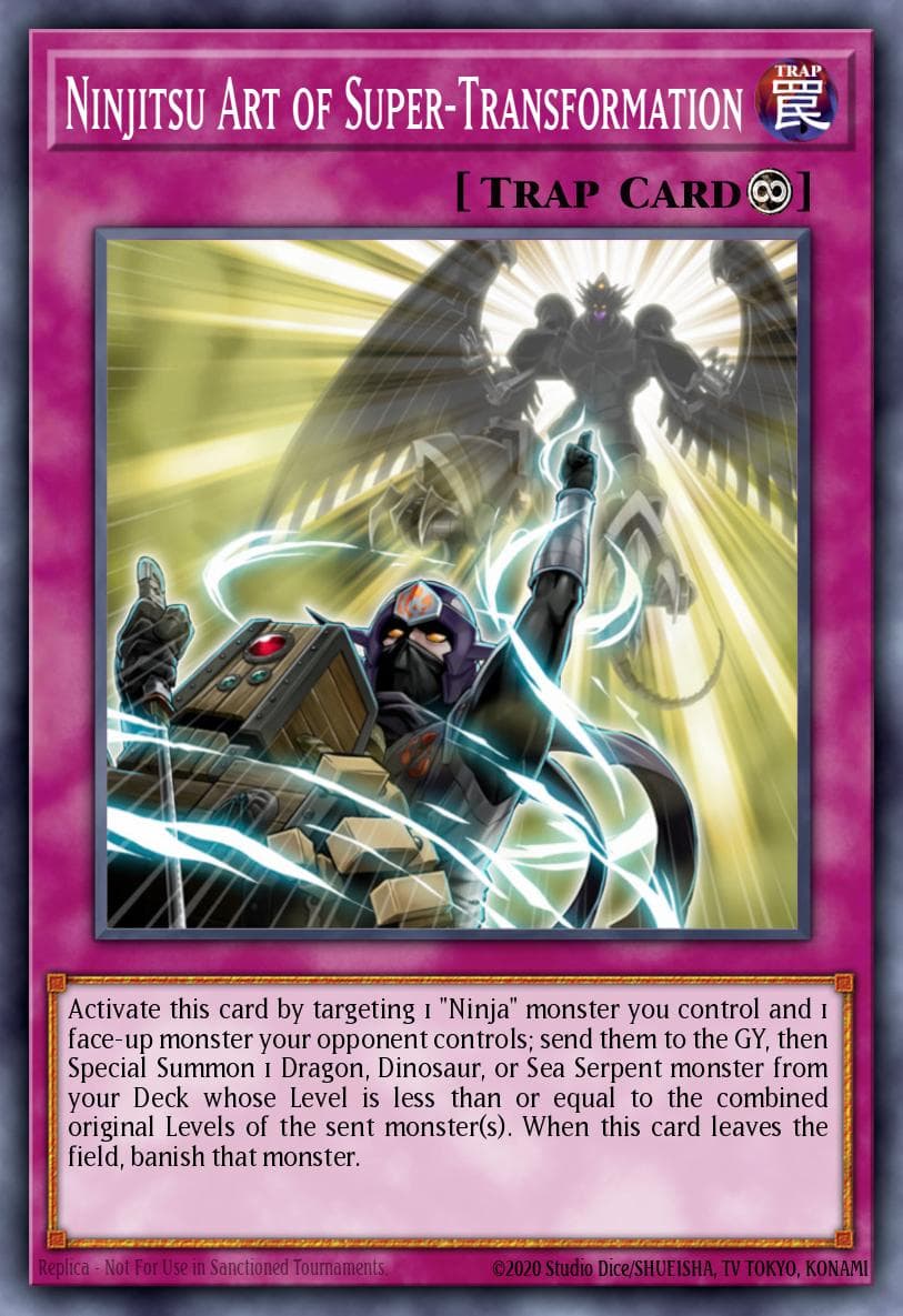 Ninjitsu Art of Super-Transformation — OTS Tournament Pack 2 Yu-Gi-Oh! card by KAZUKI TAKAHASHI