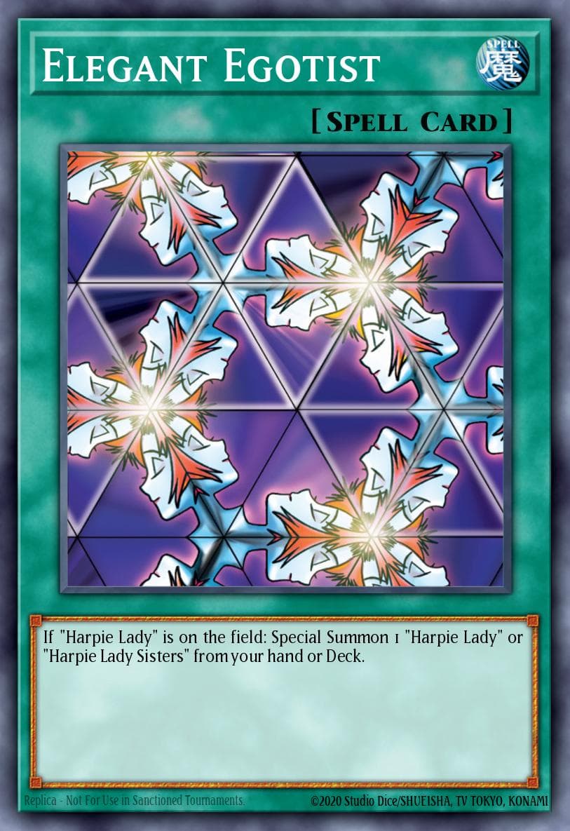 Elegant Egotist — Dark Legends Yu-Gi-Oh! card by KAZUKI TAKAHASHI