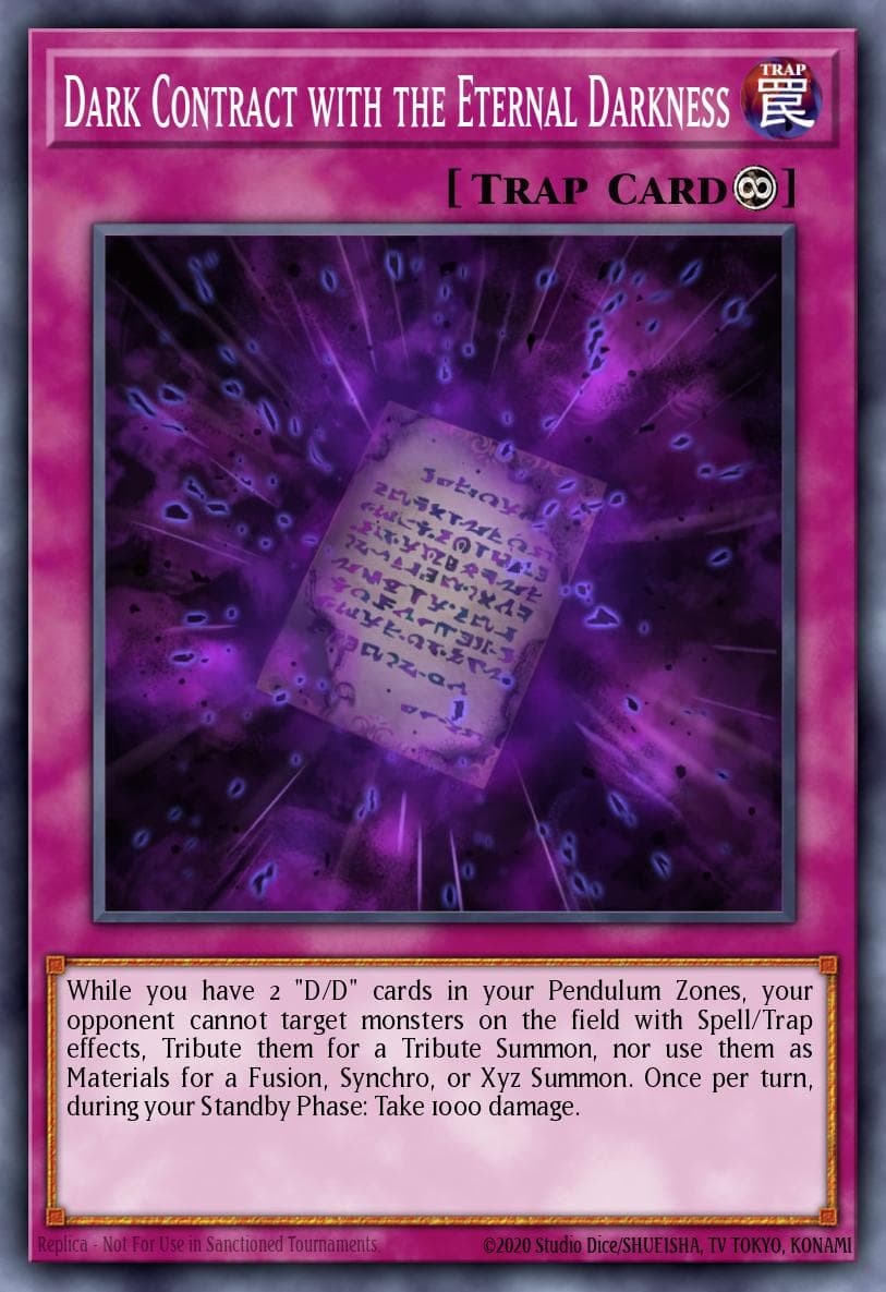 Dark Contract with the Eternal Darkness — Yu-Gi-Oh! card