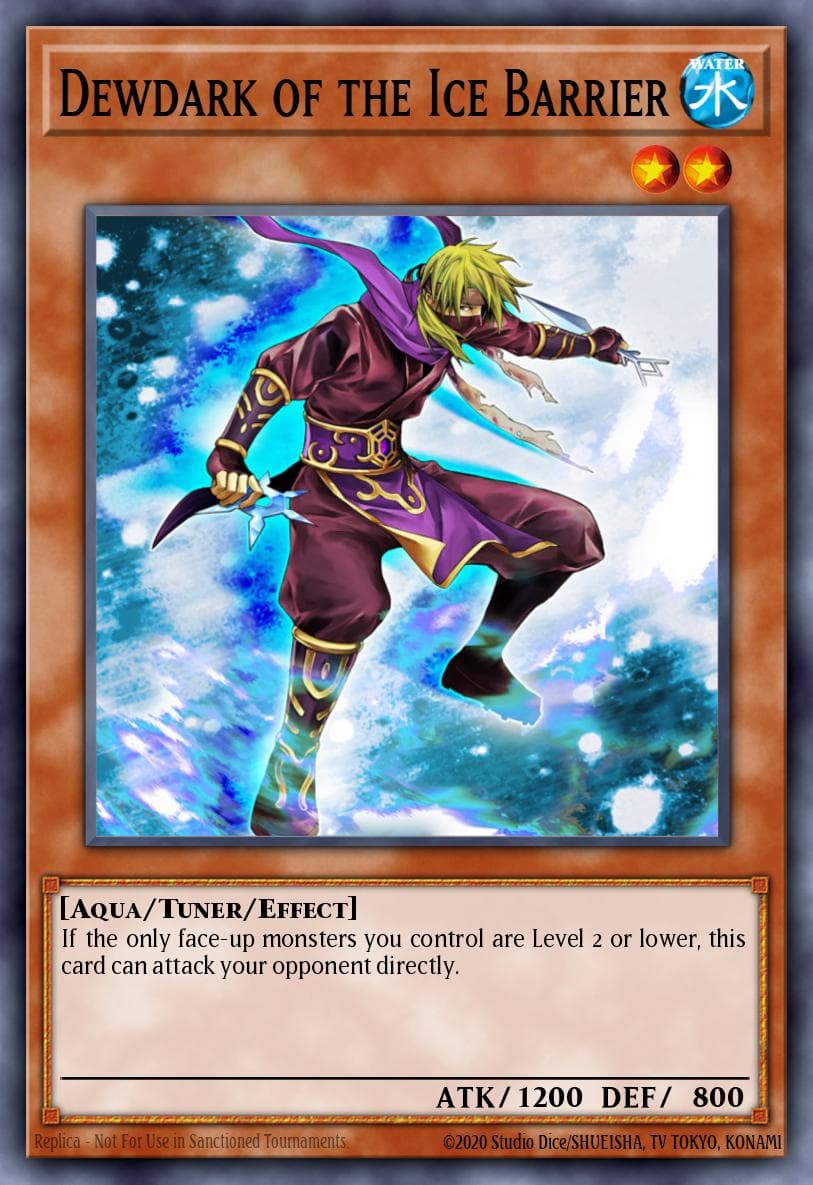 Dewdark of the Ice Barrier — Duel Terminal 3 Yu-Gi-Oh! card by KAI