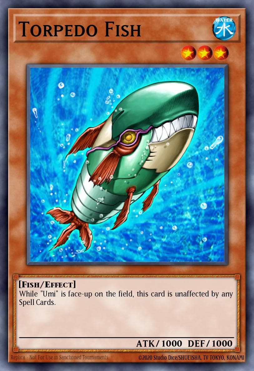 Torpedo Fish — Invasion of Chaos (Worldwide English) Yu-Gi-Oh! card by NAZUKI TAKAHASHI