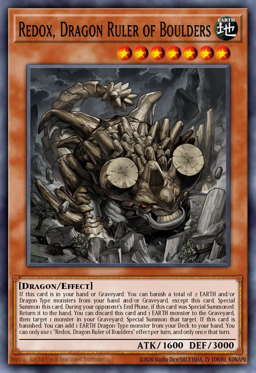Redox, Dragon Ruler of Boulders — Yu-Gi-Oh! card