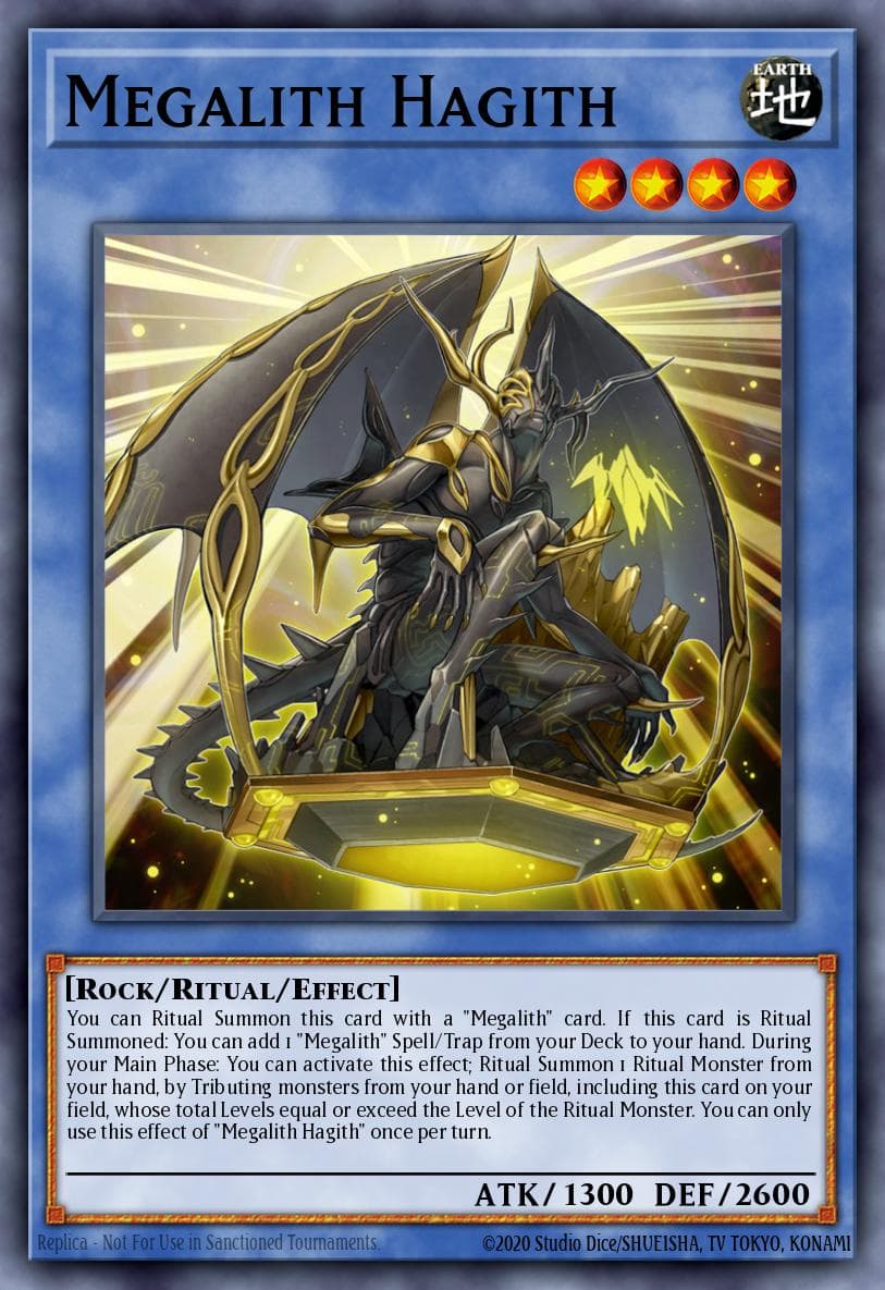 Megalith Hagith — Ignition Assault Yu-Gi-Oh! card by KAZUKI TAKAHASHI