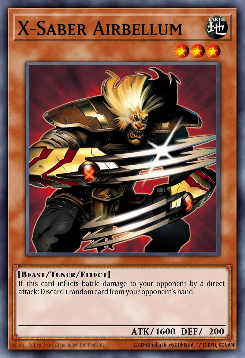 X-Saber Airbellum — Yu-Gi-Oh! card