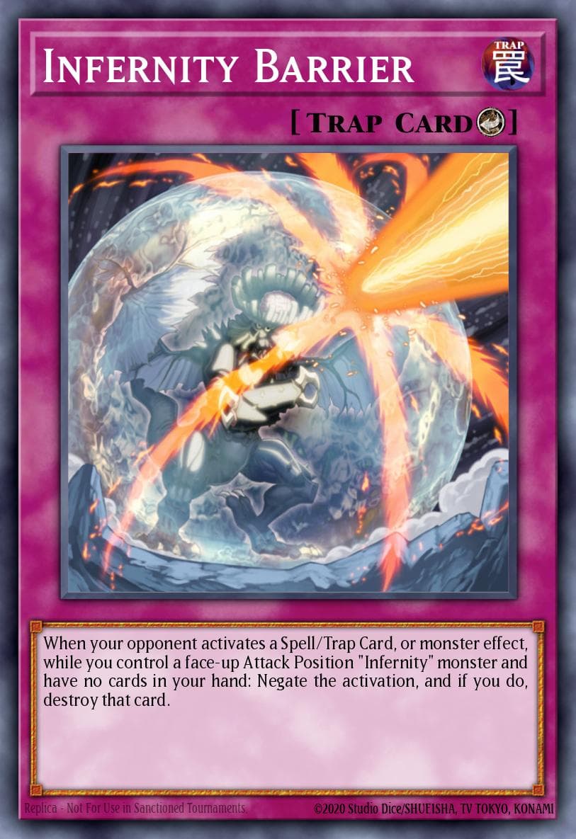 Infernity Barrier — Yu-Gi-Oh! card