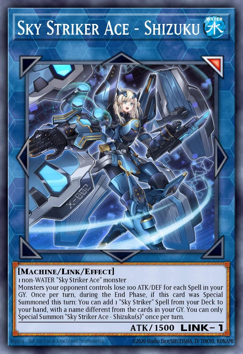 Sky Striker Ace - Shizuku — 2019 Gold Sarcophagus Tin Mega Pack