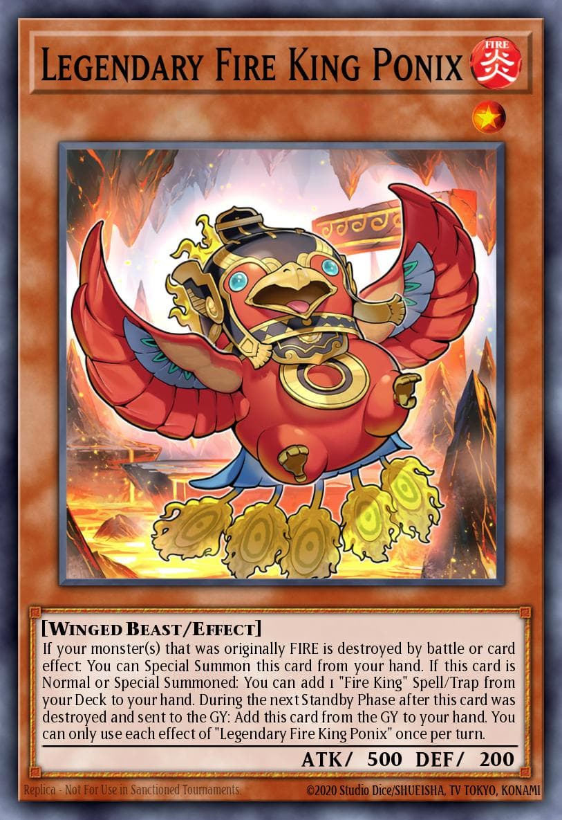 Legendary Fire King Ponix (ESR) — Limited Pack World Championship 2025