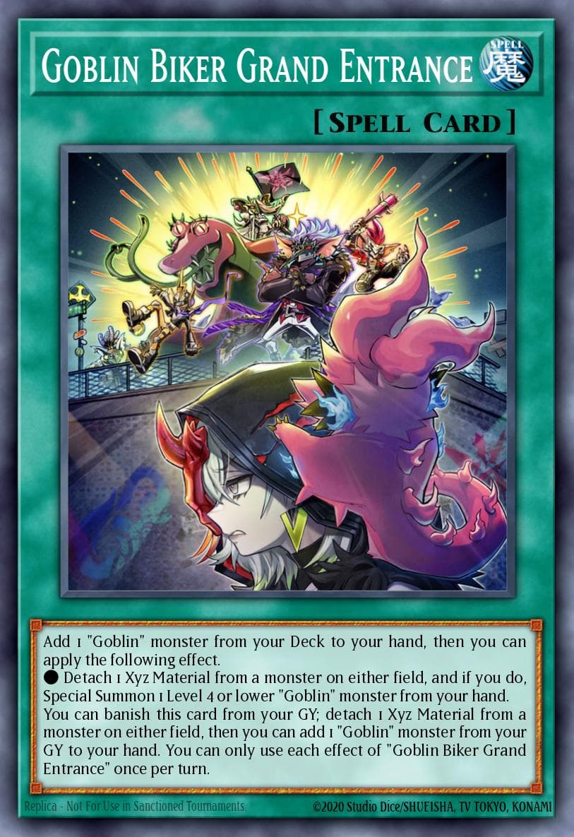 Goblin Biker Grand Entrance — Phantom Nightmare Yu-Gi-Oh! card by Studio Dice/SHUEISHA, TV TOKYO, KONAMI