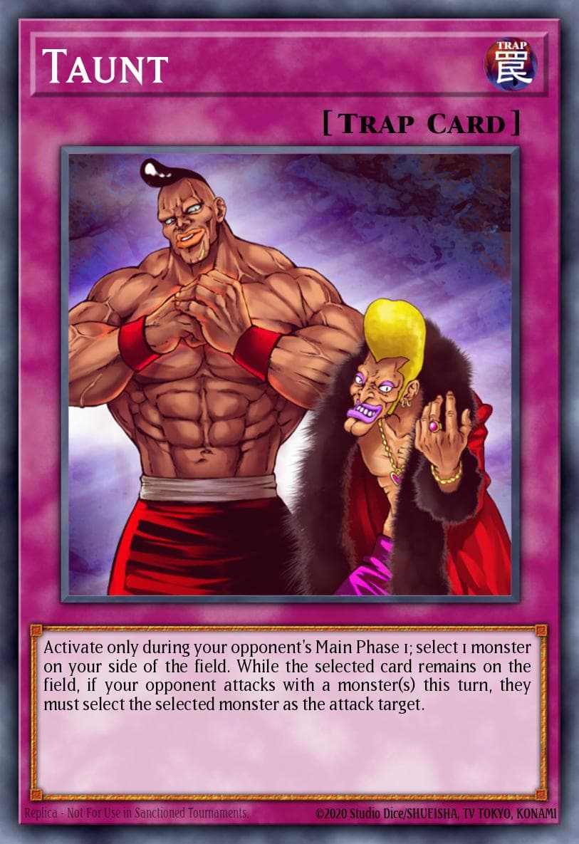 Taunt — Soul of the Duelist Yu-Gi-Oh! card by KAZUKI TAKAHASHI