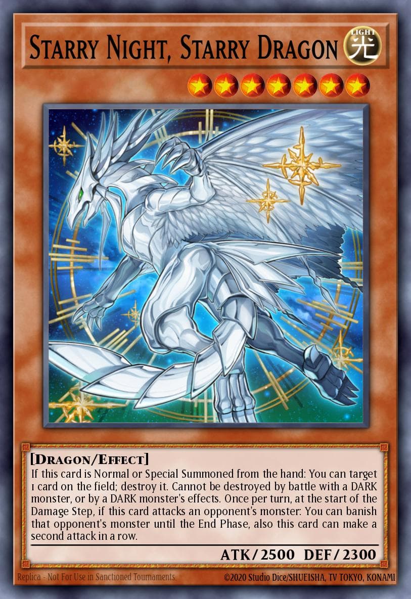 Starry Night, Starry Dragon — Ghosts From the Past Yu-Gi-Oh! card by Konami
