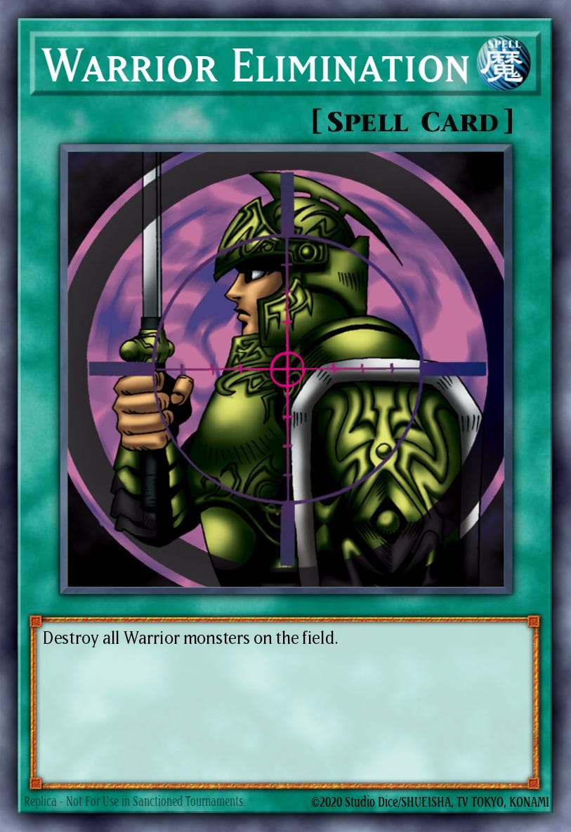 Warrior Elimination — Yu-Gi-Oh! card