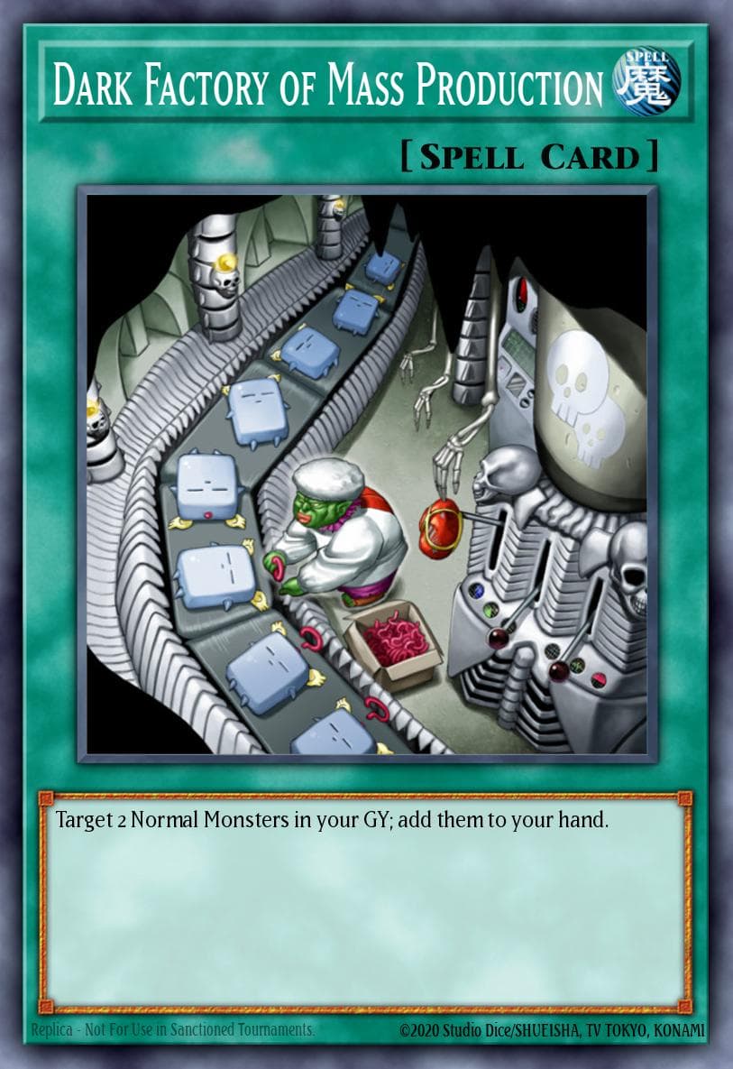 Dark Factory of Mass Production — Yu-Gi-Oh! card