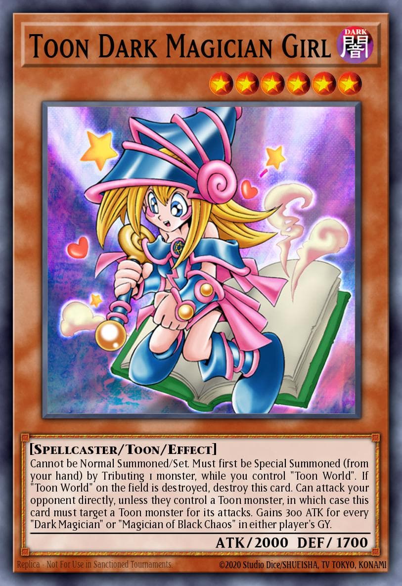 Toon Dark Magician Girl — Pharaoh Tour Promos