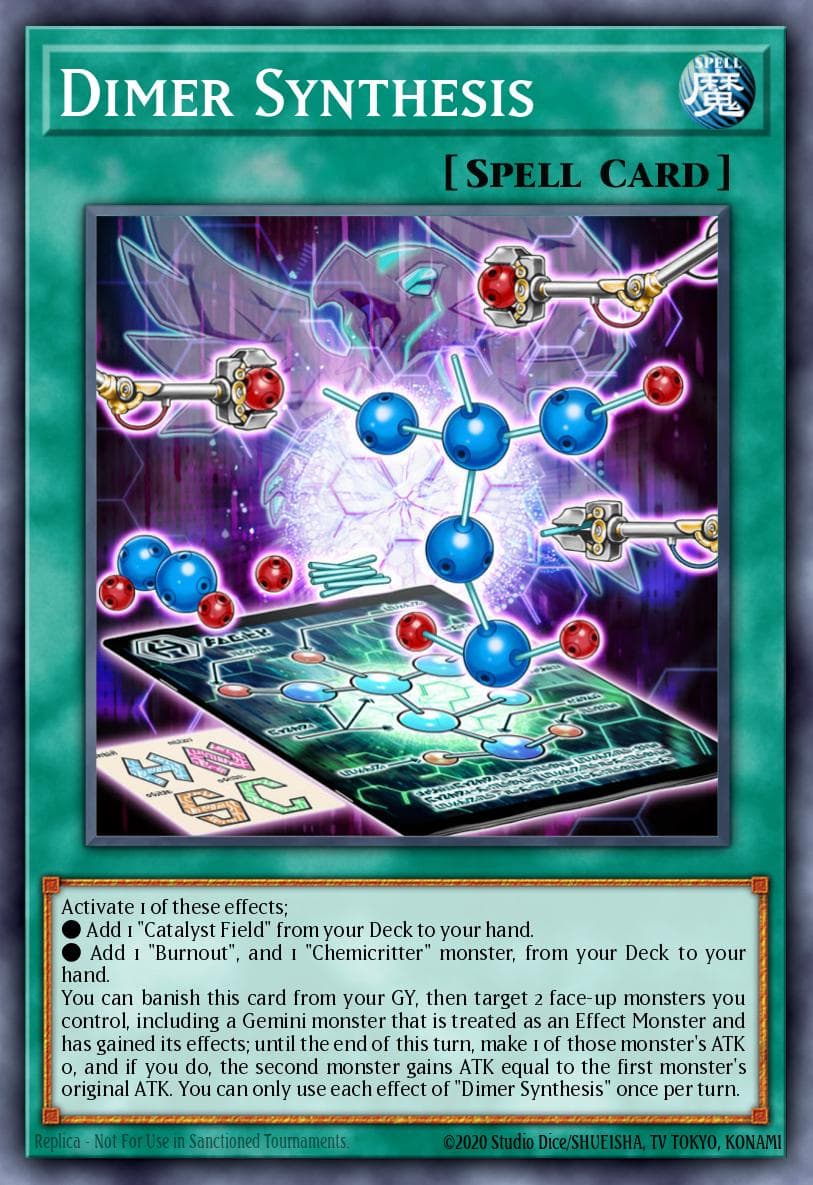 Dimer Synthesis — Dawn of Majesty Yu-Gi-Oh! card by Konami