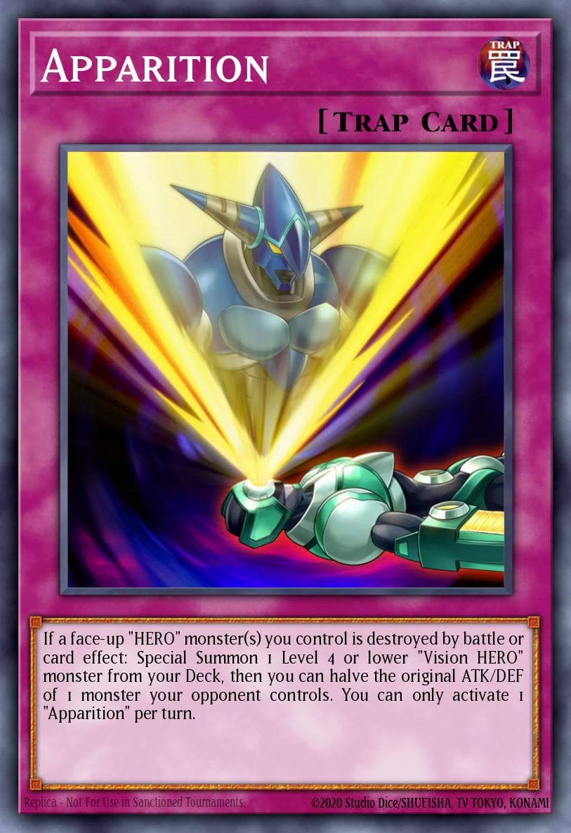 Apparition — Battles of Legend: Hero's Revenge Yu-Gi-Oh! card by KAZUKI TAKAHASHI