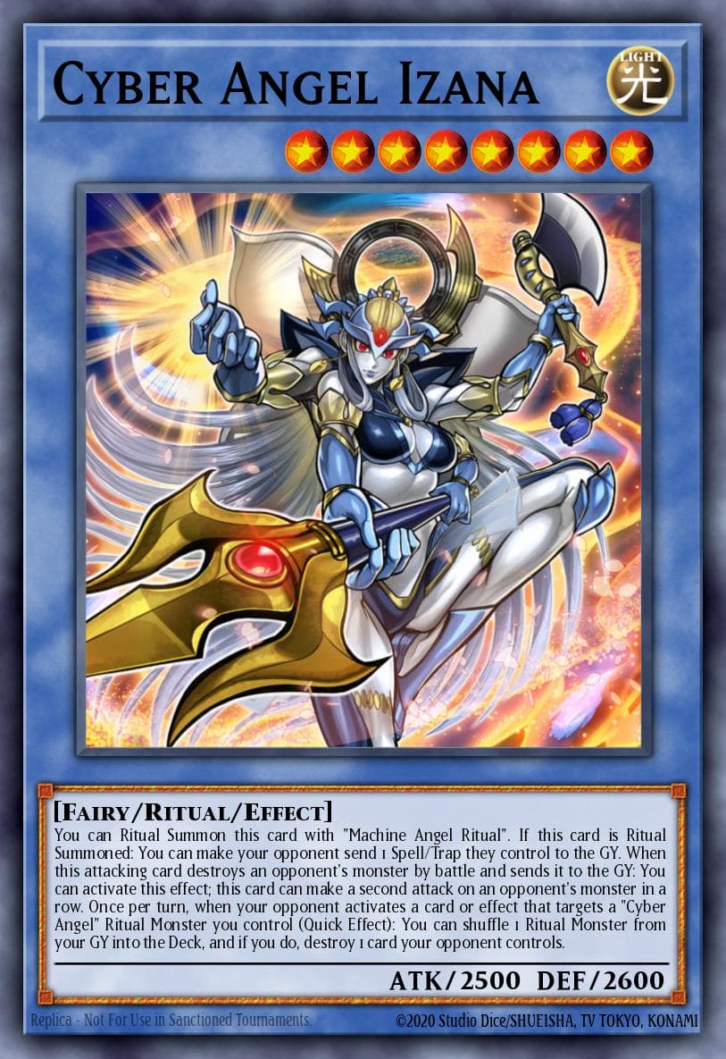 Cyber Angel Izana — Legendary Duelists: Sisters of the Rose Yu-Gi-Oh! card by KAZUKI TAKAHASHI