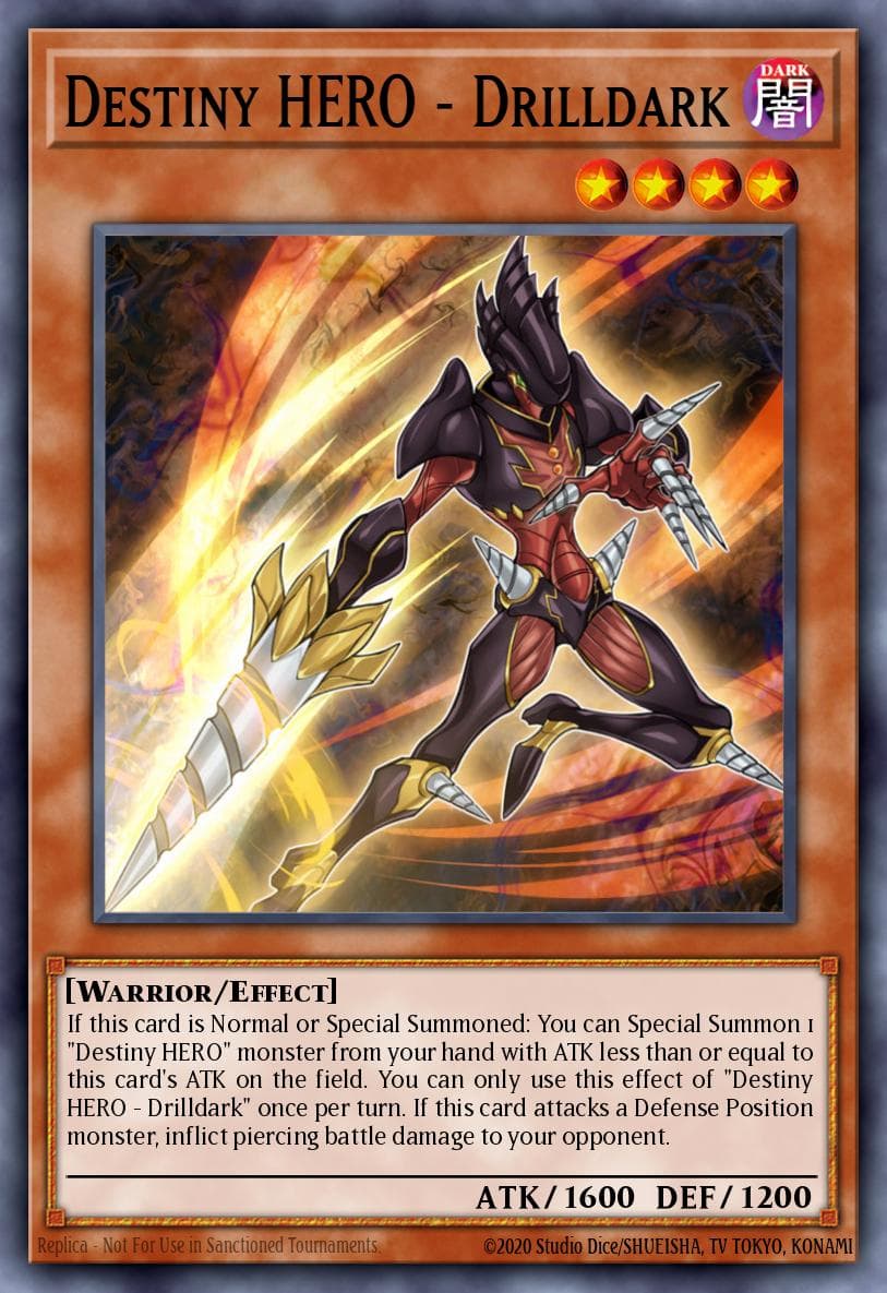 Destiny HERO - Drilldark — Legendary Hero Decks