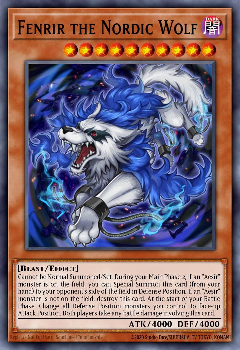Fenrir the Nordic Wolf — Legendary Collection 5D's