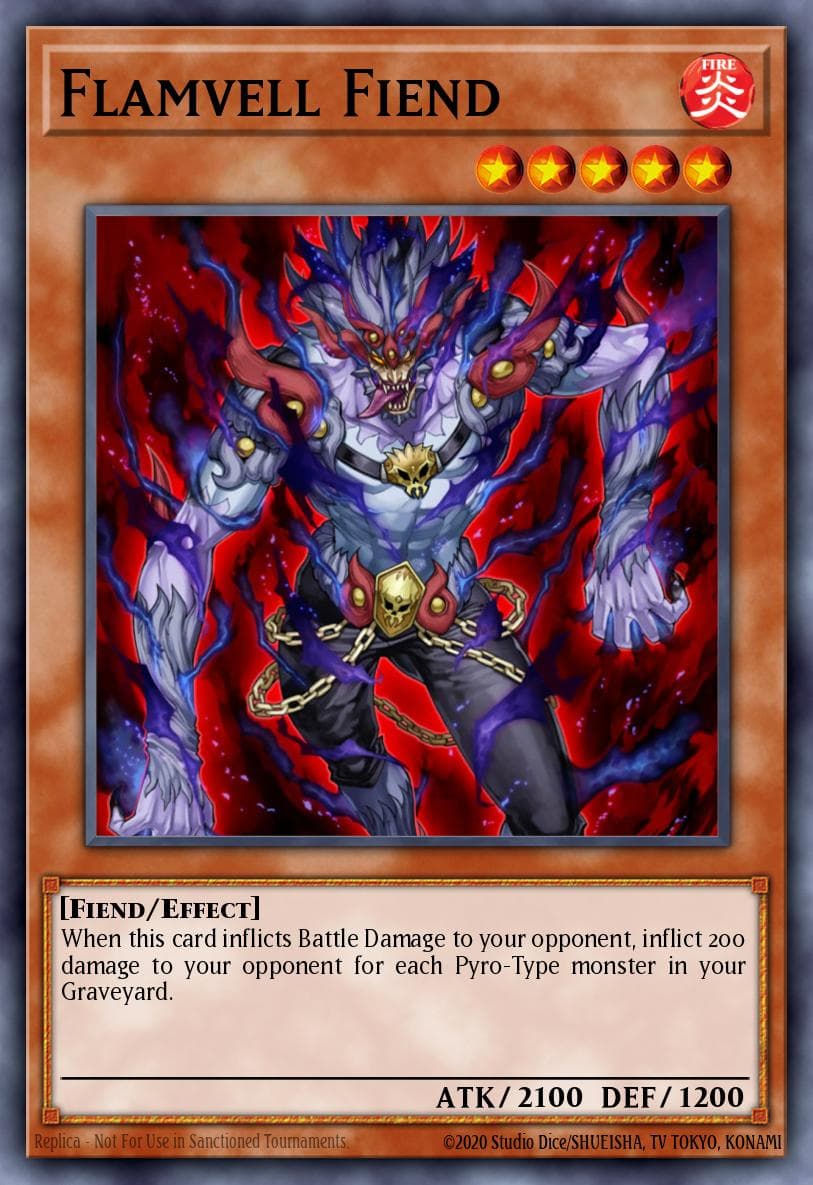 Flamvell Fiend — Duel Terminal 1 Yu-Gi-Oh! card by Katsuya Katsuya